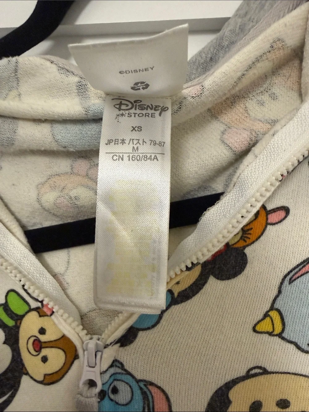 Disney Cream Tsum Tsum Character Onesie Pajamas with Multi-Color Prints - Picture 2 of 5